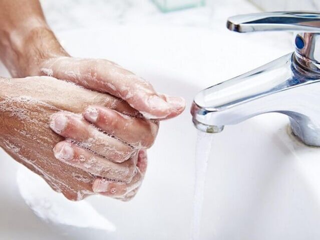 миење раце за време на децрви